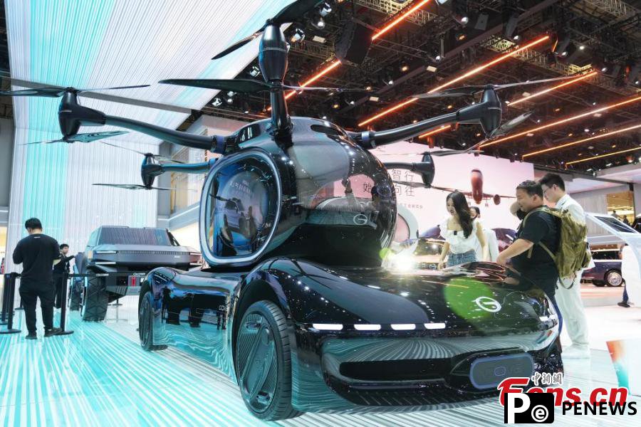Flying cars grab spotlight at Auto Shanghai 2025
