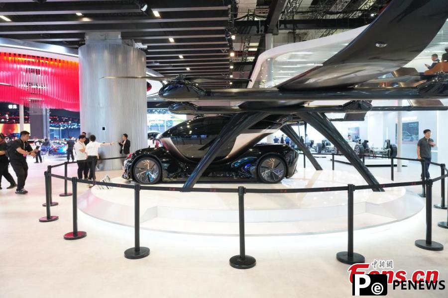 Flying cars grab spotlight at Auto Shanghai 2025