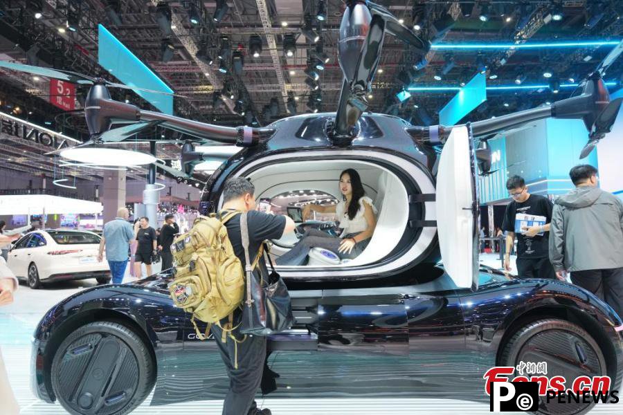 Flying cars grab spotlight at Auto Shanghai 2025