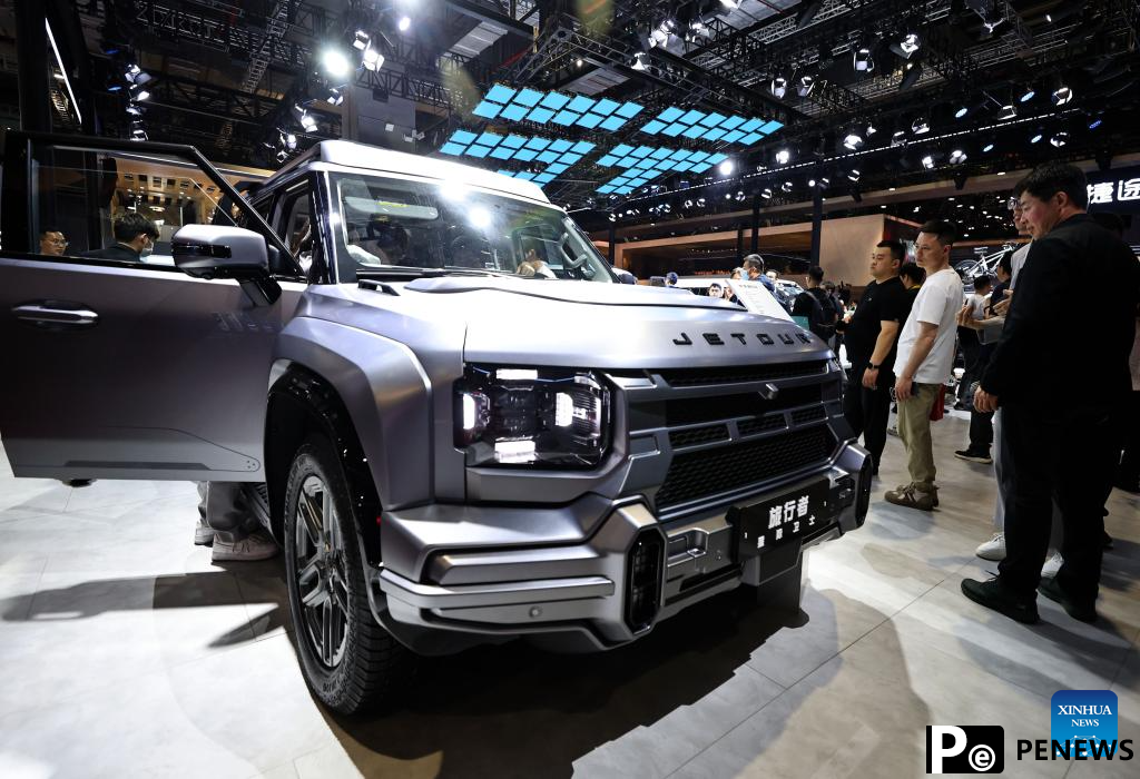 Chinese car brands shine at Auto Shanghai 2025