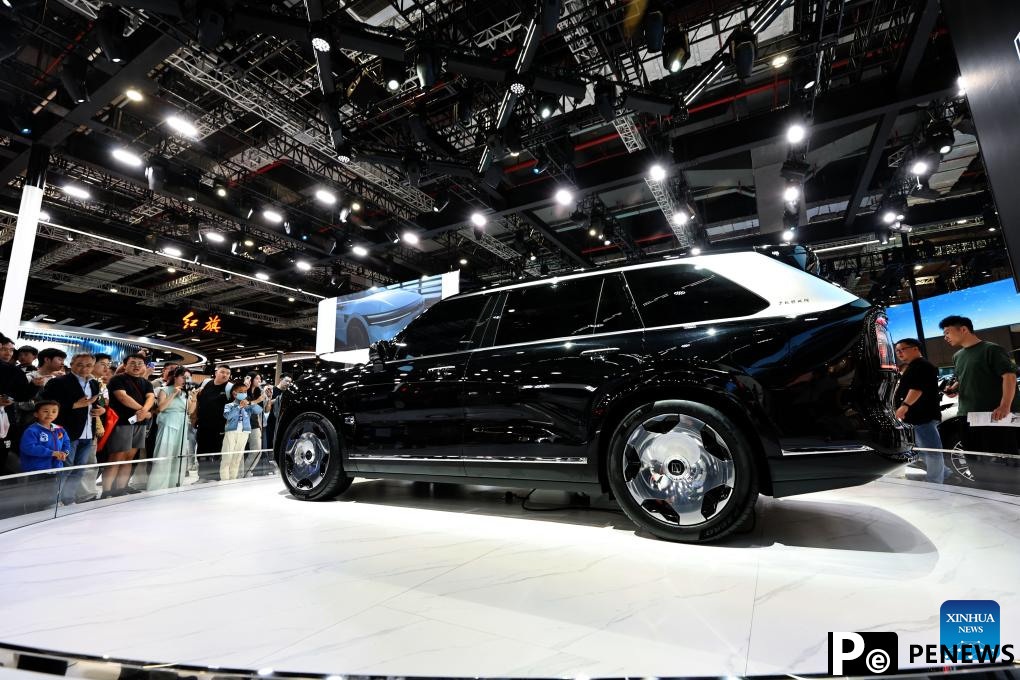 Chinese car brands shine at Auto Shanghai 2025