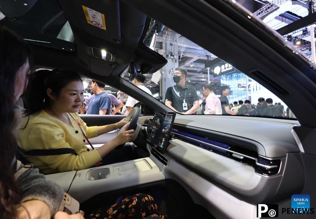 Chinese car brands shine at Auto Shanghai 2025