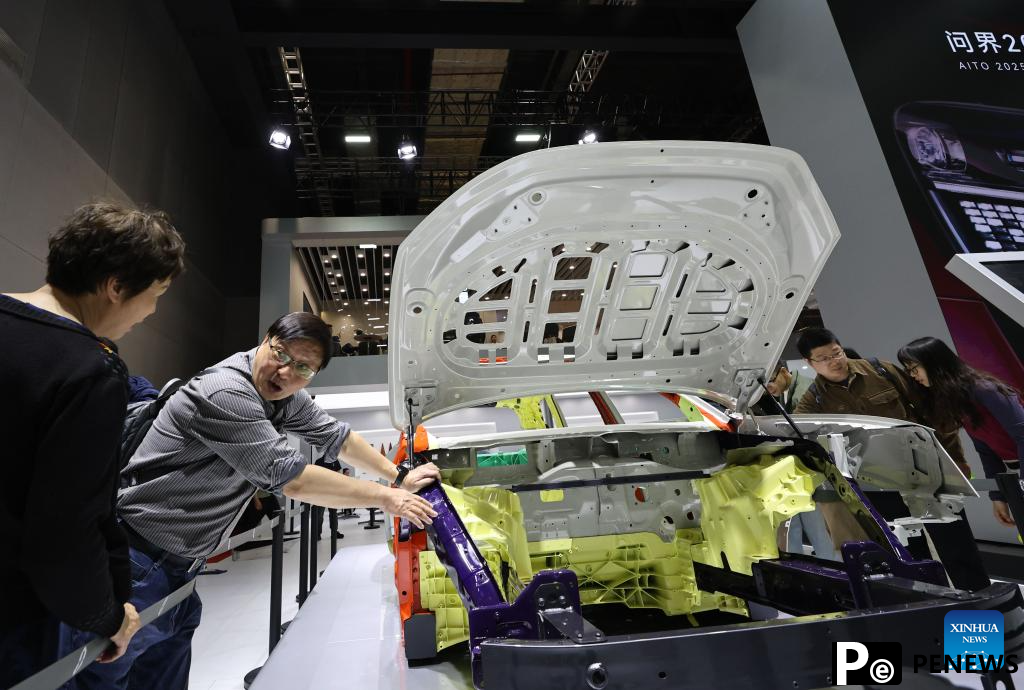 Chinese car brands shine at Auto Shanghai 2025