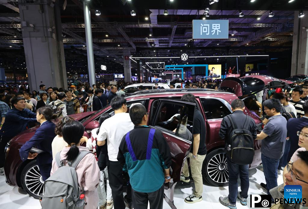 Chinese car brands shine at Auto Shanghai 2025
