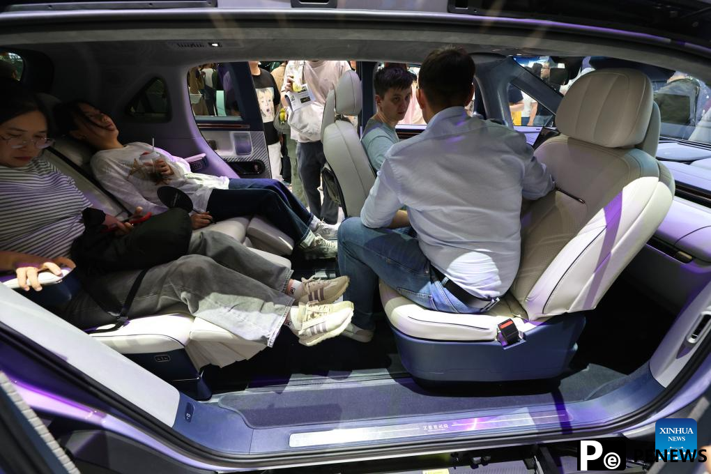 Chinese car brands shine at Auto Shanghai 2025