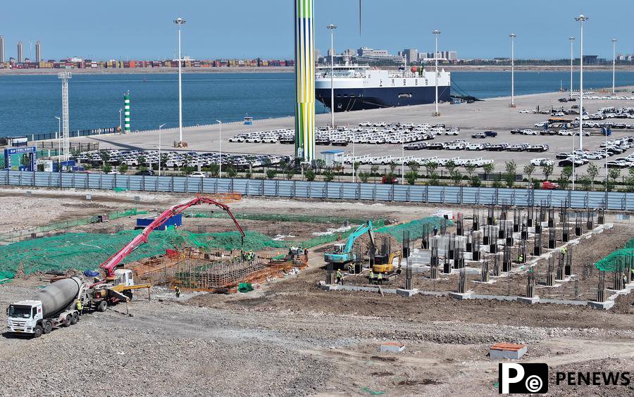 Key construction projects boost capacity of Tianjin Port