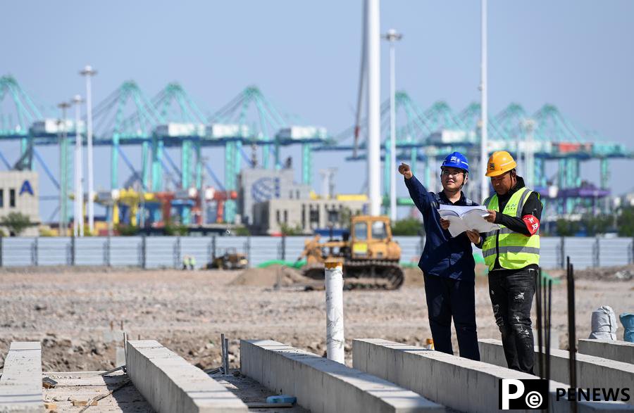 Key construction projects boost capacity of Tianjin Port