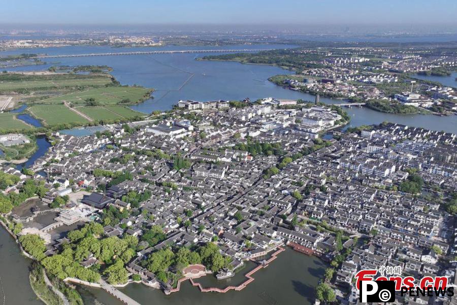 Scenery of renowned water town in Jiangsu