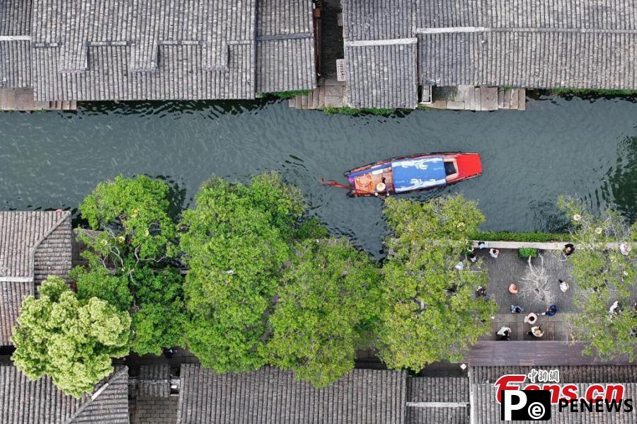 Scenery of renowned water town in Jiangsu