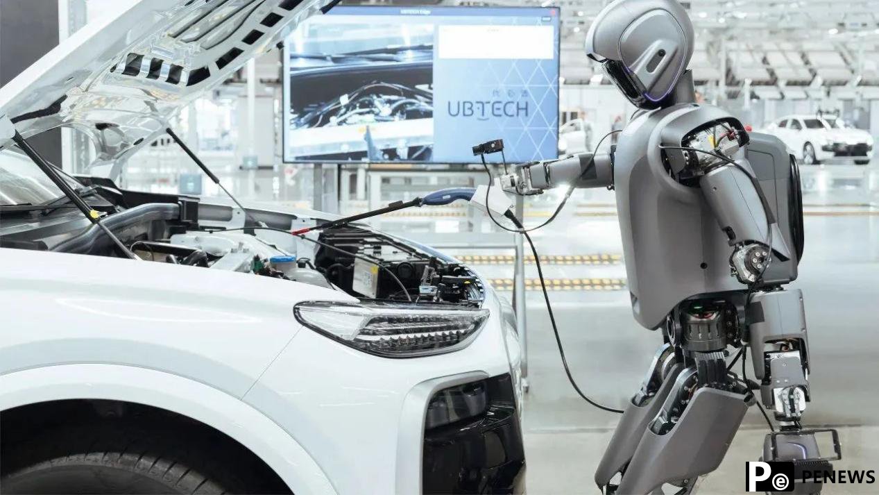 Humanoid robots clock in for work