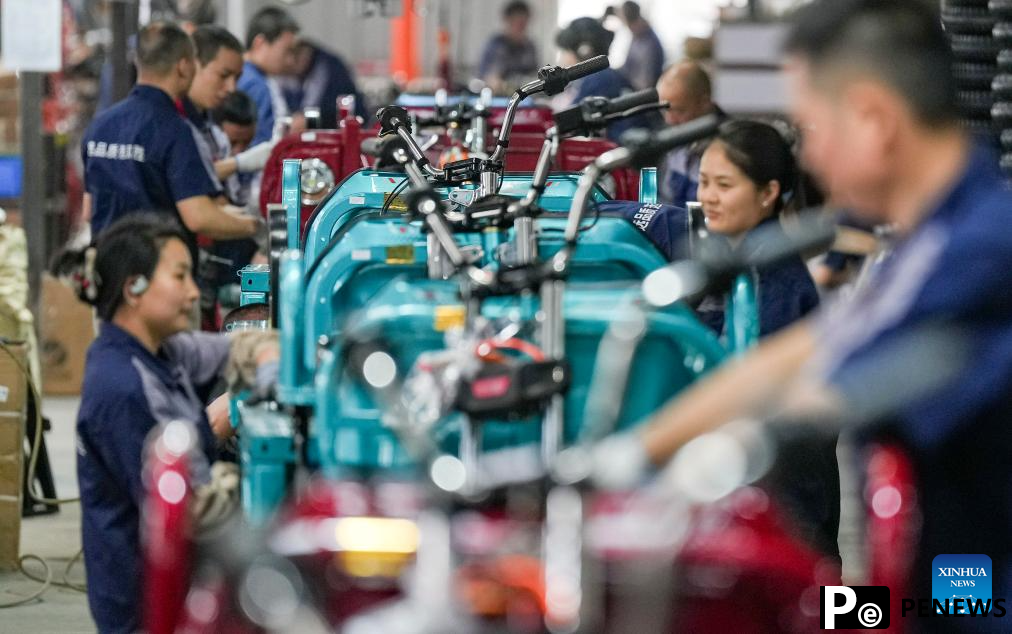 based SME in Sichuan sees export boom of electric tricycles
