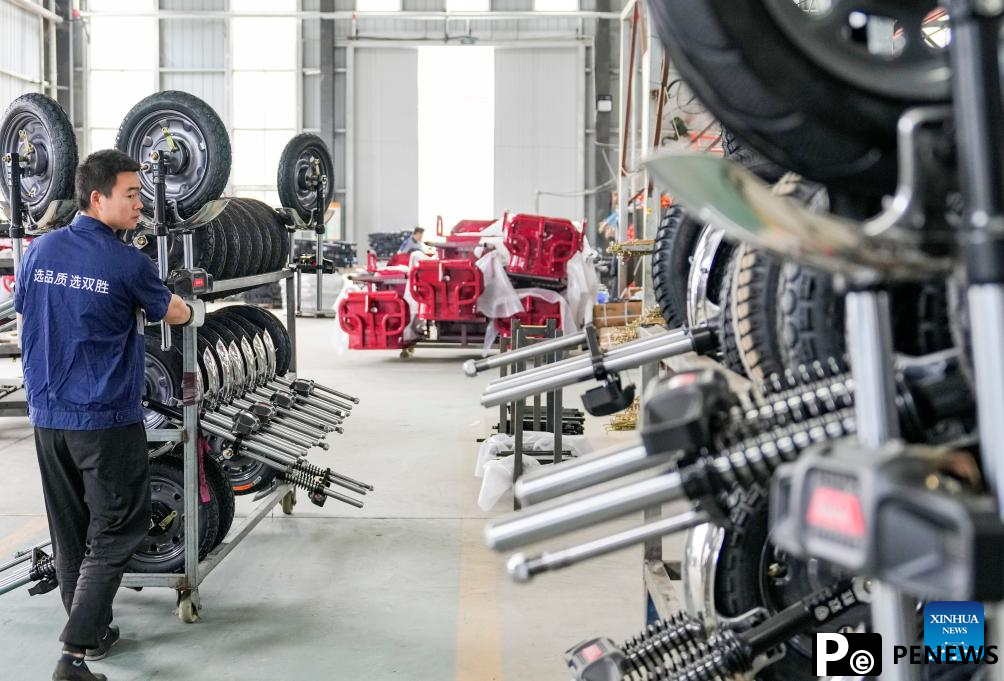 based SME in Sichuan sees export boom of electric tricycles