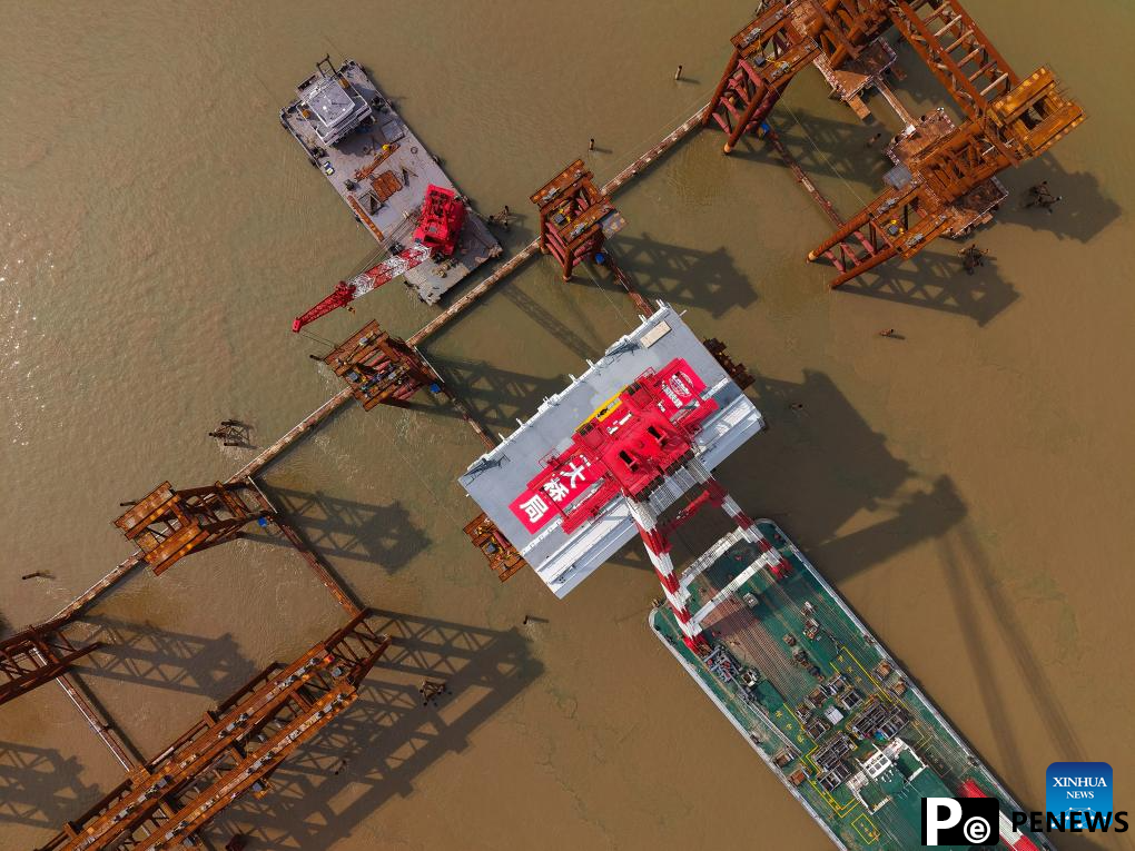 long Wanlong Grand Bridge successfully set