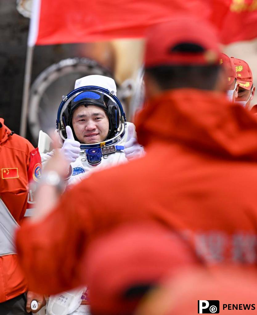 Chinese astronauts back from six