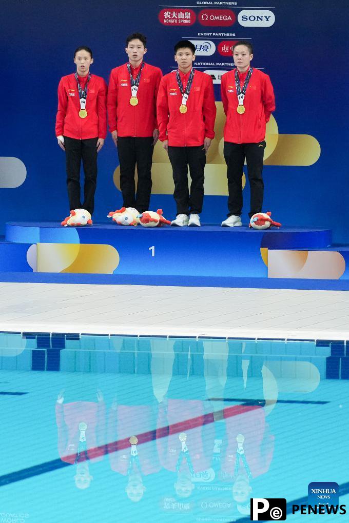 Highlights of mixed 3m 10m team final at World Aquatics Diving World Cup 2025 Super Final