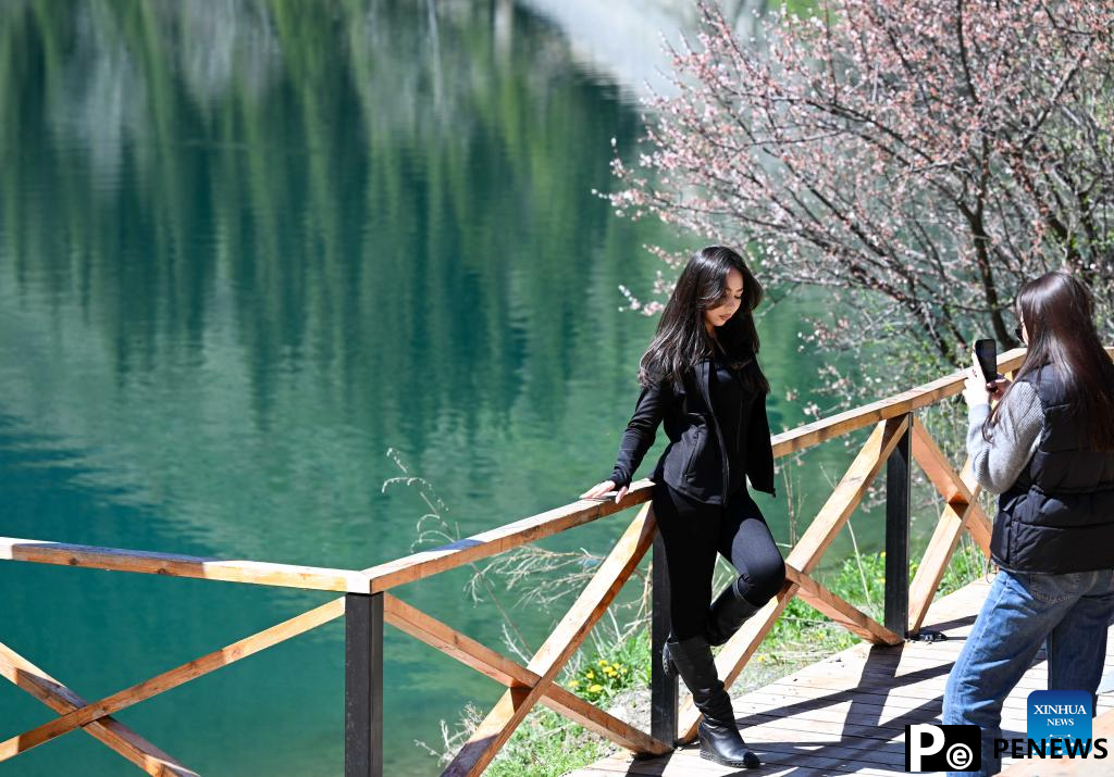 Scenery of Kolsai Lakes National Park in Kazakhstan