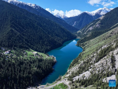 Scenery of Kolsai Lakes National Park in Kazakhstan