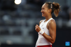 China's Zheng reaches last 16 in Italian Open