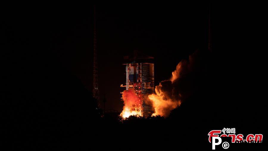 China sends new communication technology test satellite into space