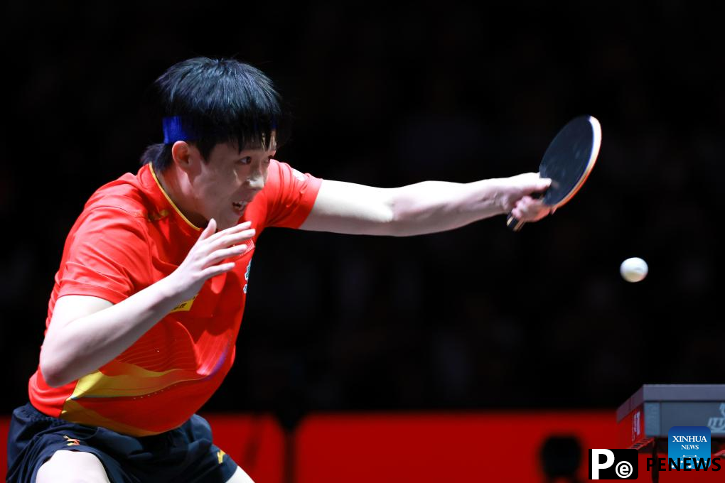 Wang Chuqin reaches fourth round at table tennis worlds