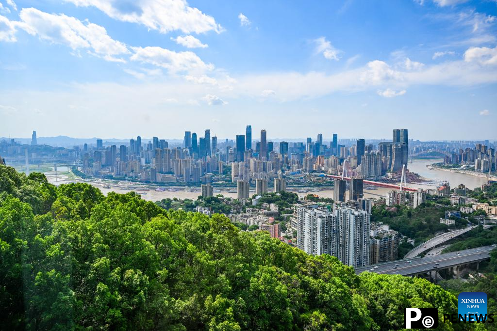 View of Chongqing in SW China