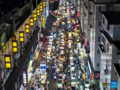 Night fairs and booths boost night economy in Nanning, China's Guangxi