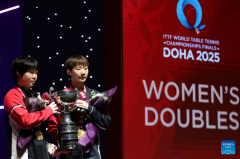 Wang/Kuai win women's doubles at TT worlds