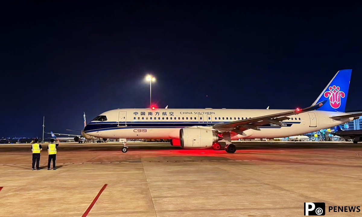 China’s homegrown C919 completes first commercial flight to a regional airport in Henan Province
