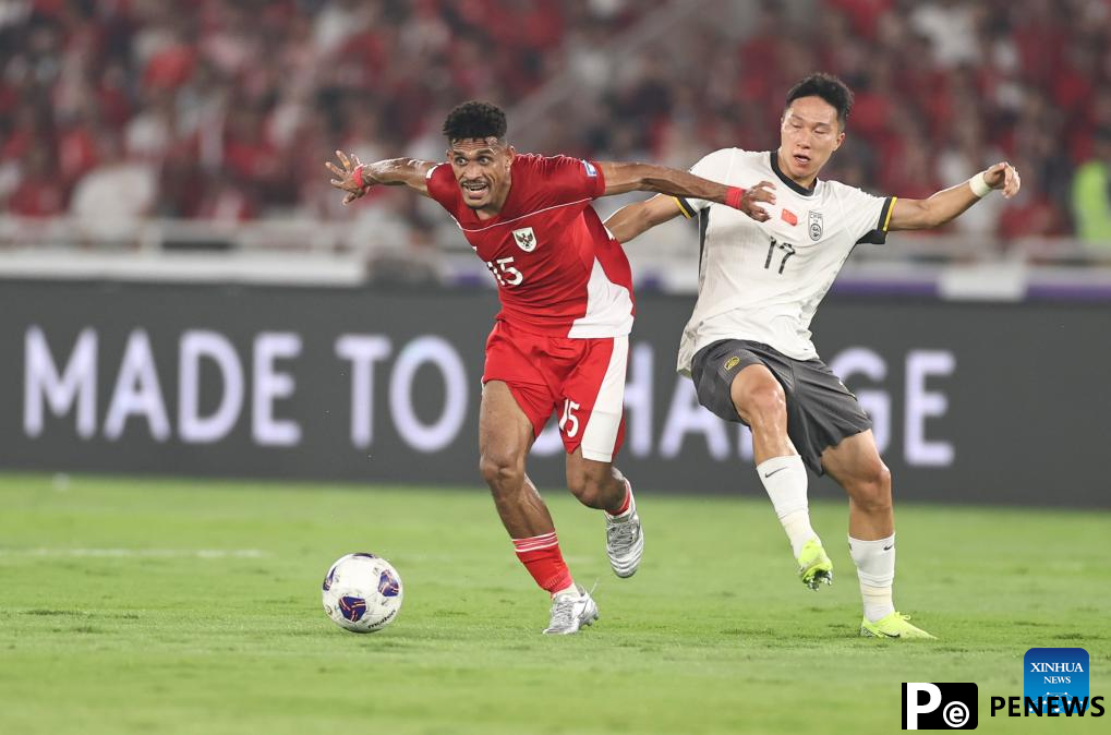 China fails to qualify for 2026 FIFA World Cup after defeat to Indonesia