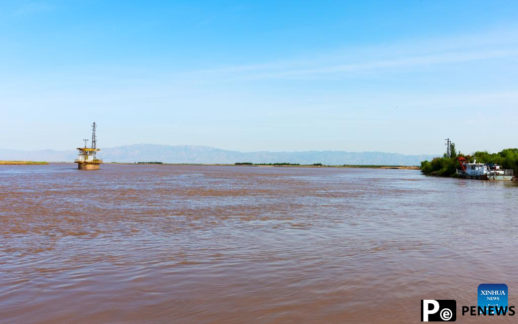 Scenery of Yellow River in Dalad Banner of China