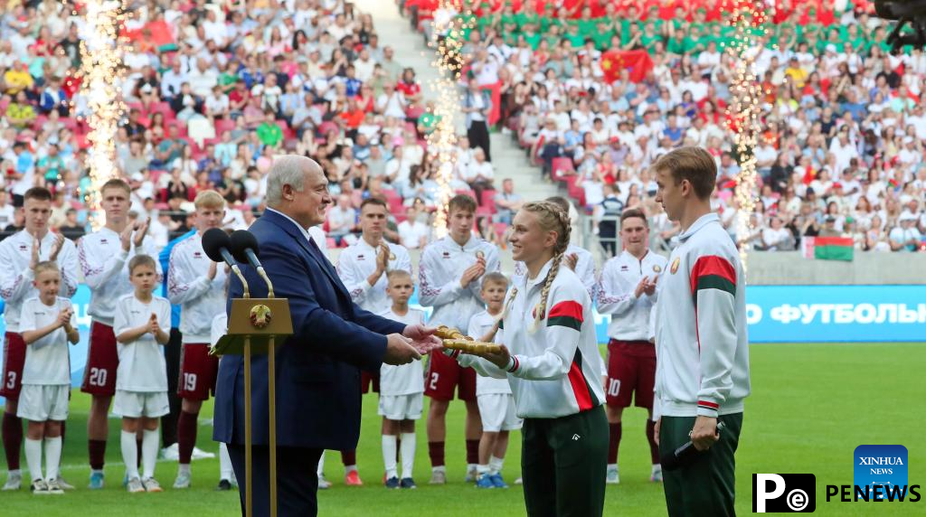 Football stadium built with Chinese support opens in Minsk