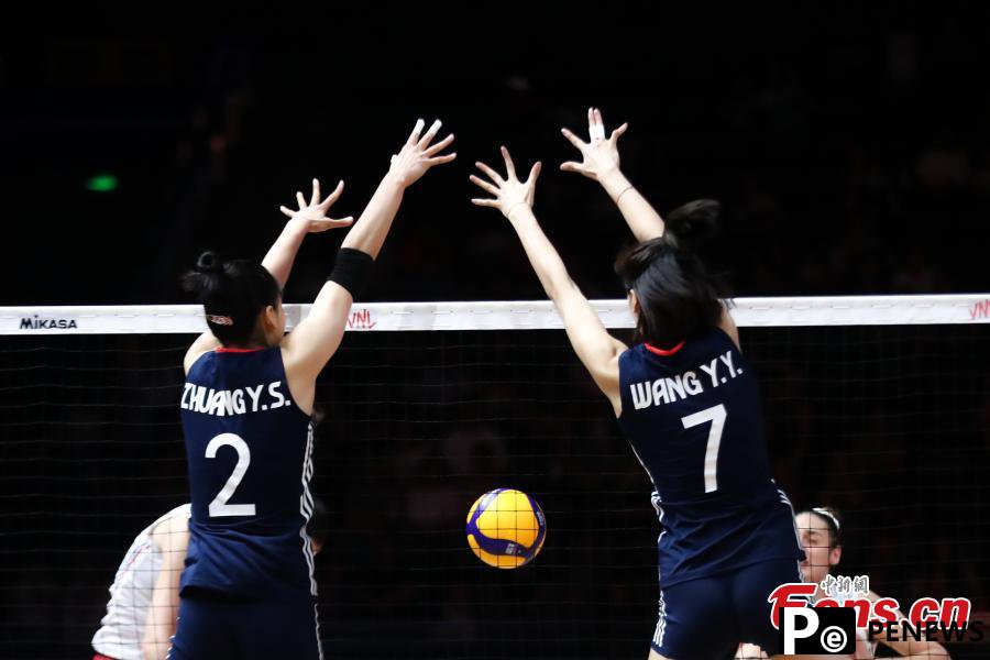 China dominates France at FIVB Volleyball Nations League in Beijing
