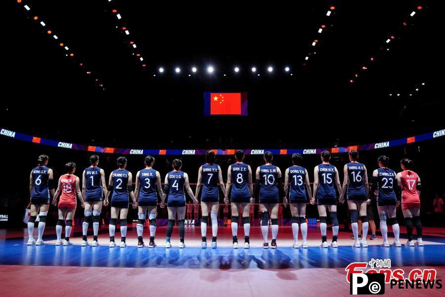 China dominates France at FIVB Volleyball Nations League in Beijing