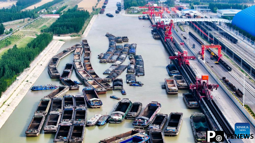 Liangshan Port boosts coal transport efficiency amid summer demand surge