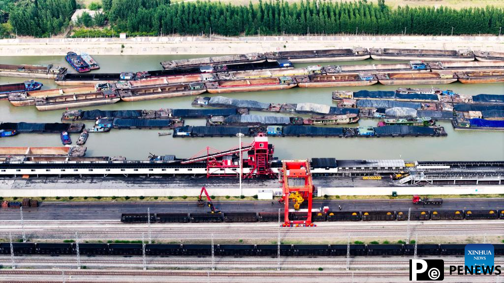 Liangshan Port boosts coal transport efficiency amid summer demand surge