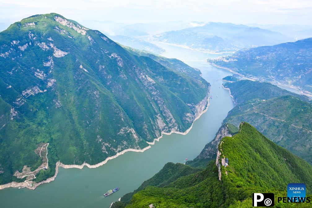 Summer scenery of Qutang Gorge in SW China