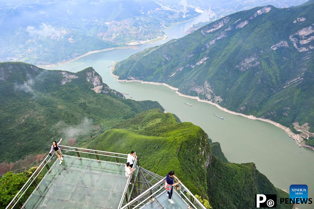 Summer scenery of Qutang Gorge in SW China