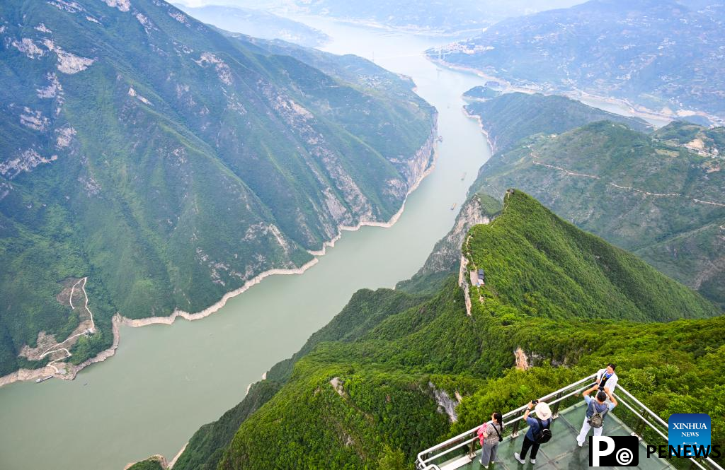 Summer scenery of Qutang Gorge in SW China