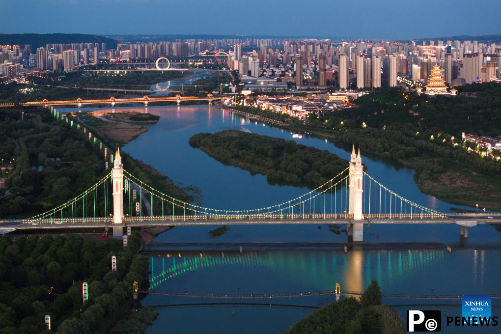 City view of Baoji, China