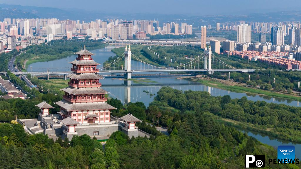 City view of Baoji, China