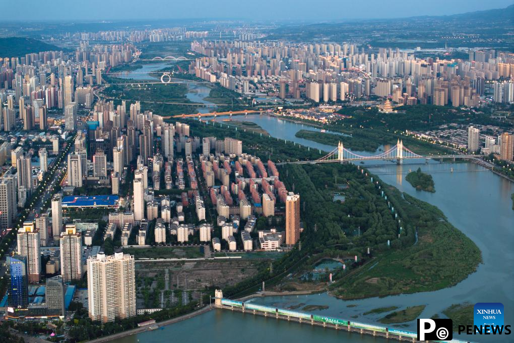 City view of Baoji, China