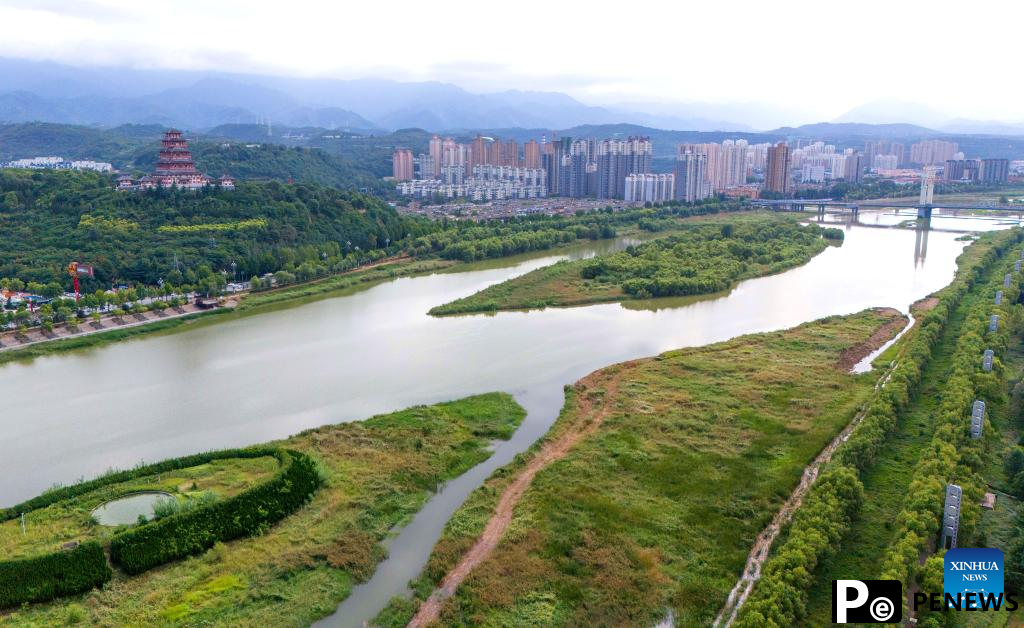 City view of Baoji, China